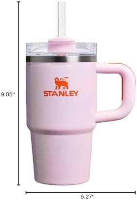 STANLEY Quencher H2.0 Flow State Tumbler, 20 oz, Rose Petal Shimmer - Image 6