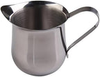 Stainless Steel Milk Frother Barista Craft Latte Cream Cup Froth Pot Pitcher Waist-shaped by Unknown