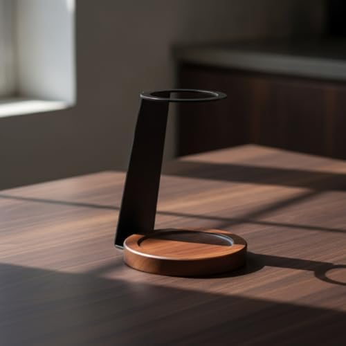 Coffee Stand Pour Over Coffee System Dripper Server Station With Glass Dripper Metal Stand Solid Wood Base Easy Clean Finish Suitable for cafe tasting station - Image 6