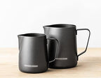 Homemade Stainless Steel Milk Frothing Pitcher Teflon Non-stick Coating Milk Frother Coffee Latte Art Milk Jug Cup Large Capacity Pull flower (Color : Black600ml) - Image 6