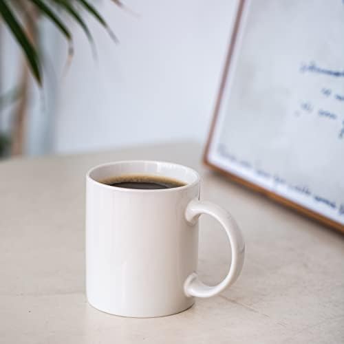 GBhome White Coffee Mugs Set of 36, 12 oz Ceramic Coffee Cups - Image 4