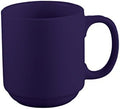 CAC China PRM-12-CBU Venice 12-Ounce Cobalt Blue Stoneware Round Stacking Mug, 3-1/4-Inch by 3-1/4-Inch by 3-5/8-Inch, 36-Pack by CACChina