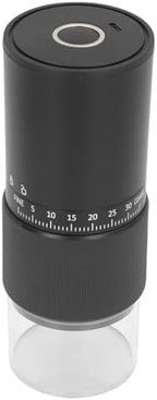 Generic Portable Adjustable Ceramic Conical Burr Electric Coffee Grinder for Home Office Travel for French Press Cold Brew USB Charging - Image 2