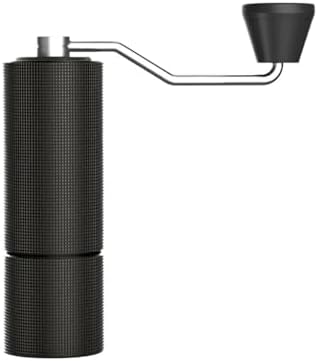 Manual Coffee Grinder Burr Inside Portable Hand Grinder With Double Bearing Positioning(Black) by Unknown