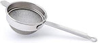 Steel Chalani, Stainless Steel Tea Strainer Chalni Double Mesh Last Long Set of 3 Pcs (8,9,10 cm) - Image 3