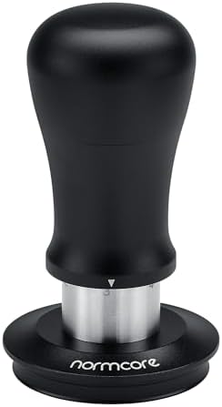Normcore 51mm Espresso Tamper V5, Spring-loaded Coffee Tamperwith 6 Adjustable Pressure Settings, Tri-Spring Technology, Titanium-Coated Flat Base, Anodized Aluminum Handle and Silcone Stand - Image 5