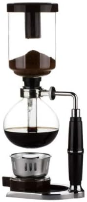 Japanese Style Siphon Coffee Maker Tea Siphon Pot Vacuum Coffeemaker Glass Type Coffee Machine Filter Kahve Makinas 3cup 5cup (5cup) by Unknown