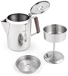 Fox Run 9-Cup Rapid Brew Stainless Steel Stovetop Coffee Percolator - Image 2