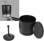 Dosing Cup, Alumium Alloy Coffee Dosing Cup, Coffee Powder Dosing Press Ring, Black Coffee Powder Cup for Coffee Machine, Hands Free Metal Coffee Dosing Funnel, Easy to Clean - Image 3