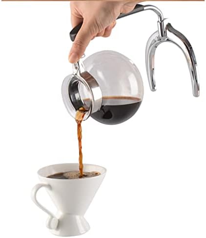 JITEM Cafetera Syphon Coffee Maker Japanese Style Vacuum Glass Siphon Pot Percolators 3 Cups 360ML Glass Tabletop Manual Siphon Coffee Maker for Coffee or Tea - Image 5