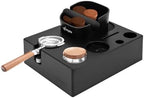 Espresso Organizer Box,Espresso Organizer,Espresso Tool,Espresso Knock Box,Black Modern Stand,Coffee Making Accessories Storage,for Milk Tea Shops,Coffee Shops,Western Restaurants,2.87lbs by WaShaRoom