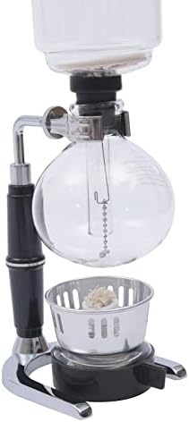360ml 3-Cup Heat-Resistant Glass Siphon Coffee Maker, Borosilicate Syphon Pot for Home, Coffee Shop, Bar Tabletop Brewer - Image 6
