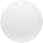 Fortessa Jupiter Hobnail Glass, 13" Charger/Platter Plate (Set of 4), Clear by Unknown