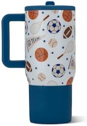 HydroJug Traveler 20oz Kids Insulated Tumbler with Handle, All-Stars - Image 4