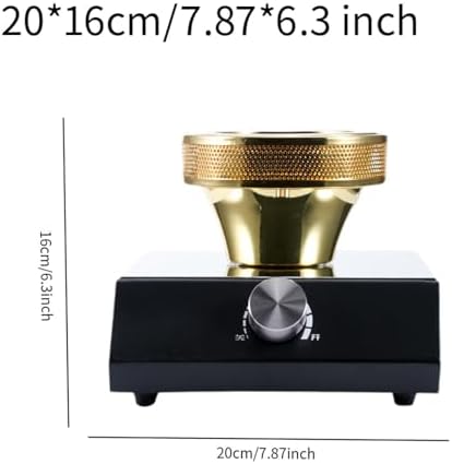 Coffee Maker Heater Stainless Steel Electric Halogen Beam Burner Siphon Coffee Maker Heating Stove Efficient Uniform for Use, Gold, as described - Image 3