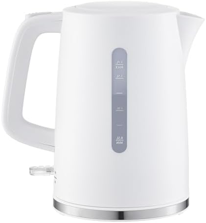 Electric Kettle, 1.7L, White, New,Rapid preheating,Home, office, kitchen, tea, coffee - Image 3