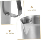 Stainless Steel Milk Frothing Pitcher Cup 1000ml with Handle - Image 3
