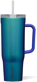 Corkcicle Cruiser Insulated Tumbler with Handle & Straw, 40 oz, Dragonfly by Corkcicle