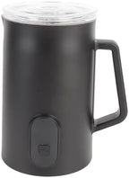 Electric Milk Frother 400W, 4 in 1 Automatic Warm and Cold Foam Maker with Silent Operation, Stainless Steel, 580ml, for Coffee, Latte, Cappuccino, Hot Chocolate (US Plug) - Image 2
