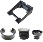 Espresso Grinder Base for Mignon For MMG Featuring Silicone-ABS Construction Dosing Ring and Bottom Bubble Container (Base+Bellow+Ring) by Unknown