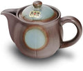 Japanese Banko Ware Teapot with Removable Stainless Steel Strainer - Versatile Pot for Tea, Coffee, and More - Lightweight, Heat-Resistant with Superior Heat Retention (Blue) by COTONOHA