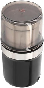EVGATSAUTO Electric Coffee Grinder, SUS304 Precision Grooming Tool Coffee Bean Grinder, 200W 100g Capacity with Cleaning Brush and Non Slip Base for Home Kitchen Beans Nuts Grains - Image 2