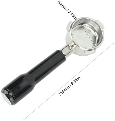Cryfokt 54mm Bottomless 54mm Portafilter 3 Ears for 8 Series (Black) - Image 6