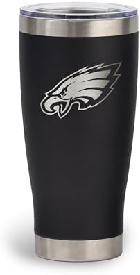 The Memory Company Officially Licensed 20oz Tumbler Etched, Philadelphia Eagles by TheMemoryCompany