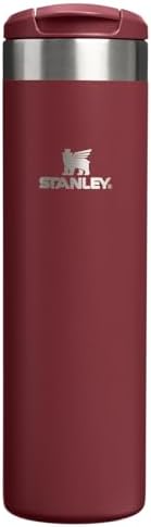 Stanley AeroLight Transit Bottle 20 oz | Locking Drink Through Lid | Leak Resistant Water Bottle or Coffee Travel Mug | Lightweight Insulated Stainless Steel | BPA-Free | Cranberry by Unknown