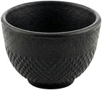 Restaurantware 5 oz Round Black Cast Iron Tea Cup, 2 Pack - Image 2