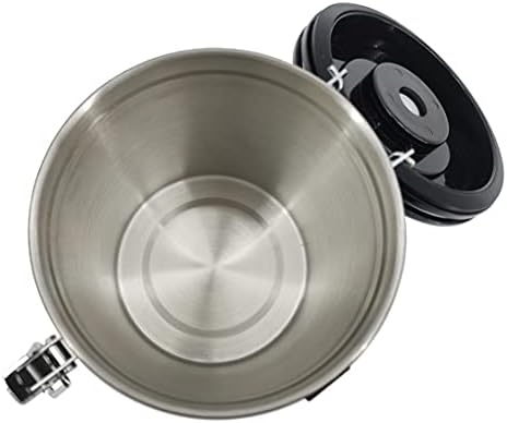 FixtureDisplays® Airtight Sealed Coffee Bean Storage Canister with Expiration Date Dial - Co2 Valve Vacuum Sealed Coffee Container with Scoop for Beans Grounds 15436 - Image 6
