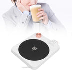 Coffee Mug Warmer, 9 Temperature Settings, Electric Cup Warmer with Auto Shut Off Timer, for Desk Use, Coffee Tea Milk Beverage, Black, 110V US Plug (US Plug 110V) - Image 4