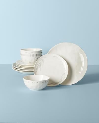 Lenox Oyster Bay Porcelain 12-Piece Dinnerware Set for 4 - Image 2
