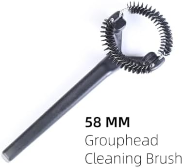 Group Head Cleaning Brush, Round Natural Bristle Coffee Cleaner - Image 2