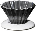 Porcelain Coffee Dripper Ceramic Filter Cup Reusable Filters Funnel Manual Brew Tool Chic Home Barista Accessories(Color 1) by Unknown
