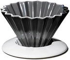 Porcelain Coffee Dripper Ceramic Filter Cup Reusable Filters Funnel Manual Brew Tool Chic Home Barista Accessories(Color 1) by Unknown