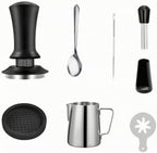Stainless Steel Espresso Tamper, 51MM 22-Piece SET by rockible