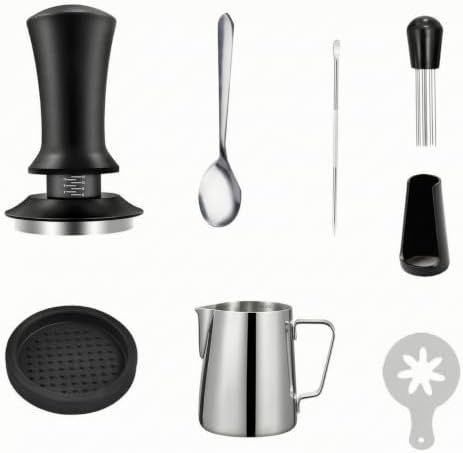 Food-Edible Coffee Tamper Set with Mat, 51MM 22-Piece SET by Fancyes