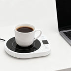Fabater Coffee Warmer, Mug Warmer for Coffee and Tea, Electric Cup Warmers with 3 Temp Settings, 12H Timer & 4H Auto Shut Off, Fast Heating for Travel, Office Desks, and Home - Image 6
