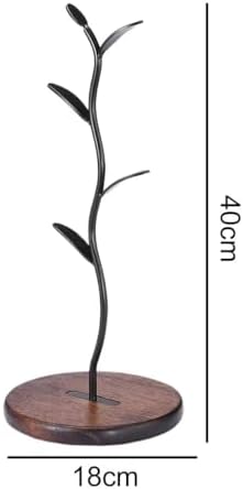 Coffee Mug Holder Countertop Tree Wooden Base Stands for Counter - Image 3