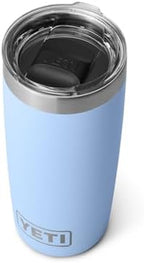 YETI Rambler 10 oz Tumbler, Stainless Steel, Vacuum Insulated with MagSlider Lid, Big Sky Blue by YETI