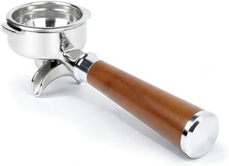 58mm Portafilter with Double Spout Fits E61, Flair 58, ECM, Rancilio Silvia by Unknown