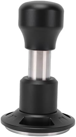 ZJchao 58.5mm Calibrated Coffee Tamper Spring Loaded with 3 Base Sizes Ergonomic Handle for Machine by ZJchao
