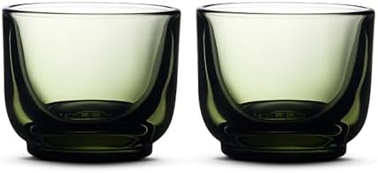 Fellow Pirch Espresso Shot Glasses 3.5 oz, Set of 2, Weighted Thick Glass by Unknown
