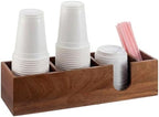 Novabright Acacia Wood Coffee Cup Holder for Countertop, Wood Color by Unknown