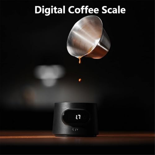 Digital Espresso Scale, High Precision, Touch Buttons, 0.1G Accuracy, 2-500G Range, 100mL Capacity, 60S Auto Off, Perfect for Kitchen Dosing and Brewing - Image 2