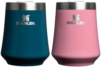 STANLEY Reserve Wine Tumbler Set | Two 11 oz Stainless Steel Travel Mug For Wine, Cocktails, Soda | Keeps Drinks Cold for Hours | BPA-Free | Ponderosa Gloss & Port Gloss by Unknown