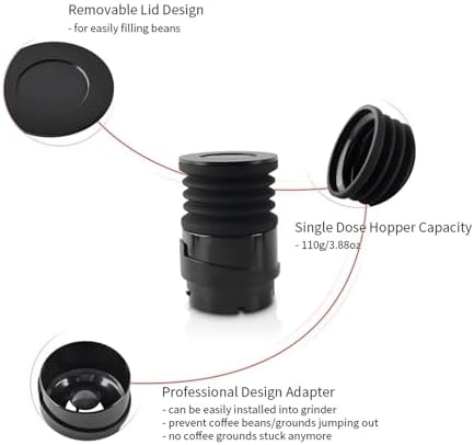 Single Dose Hopper, Compatible For Baratza, Compatible For CAFEMASY, Coffee Grinder Blowing Cleaning Accessories(C Type For Baratza) - Image 4