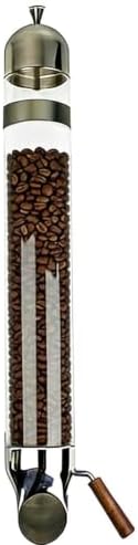 Wall Mounted Coffee Bean Dispenser, Candy Machine Grain Dispenser, Glass Tube Diameter 9cm, Adjustable Bean Output, for Home Commercial Candy Oatmeal Tea 100cm by Unknown