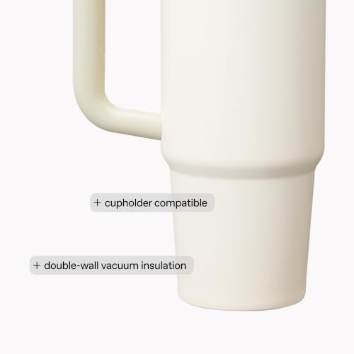 STANLEY Quencher H2.0 Flow State Tumbler, 30 oz, Cream 2.0 - Image 6